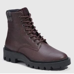 Men's Coach Citysole Oxblood Brown Boot NEW 
Size 7.5 D